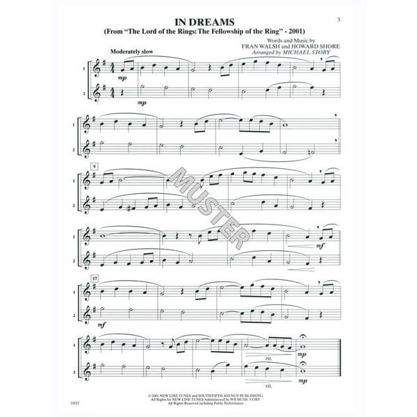 Alfred Music Publishing Movie Duets For All Tenor Sax