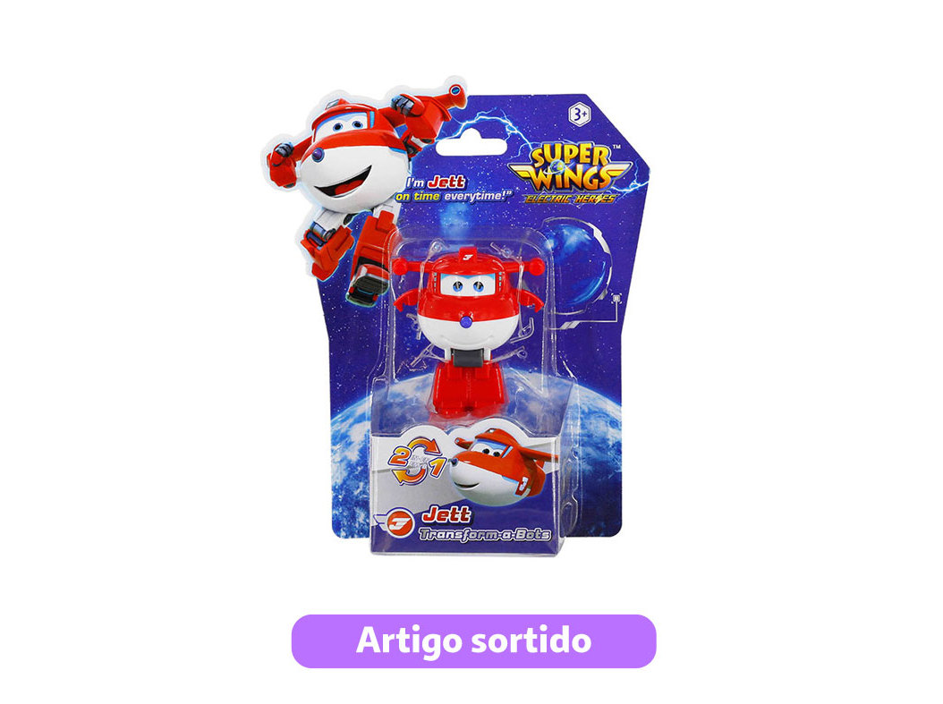 VEÍCULO SUPER WINGS TRANSFORMÁVEL MODELOS SORTIDOS