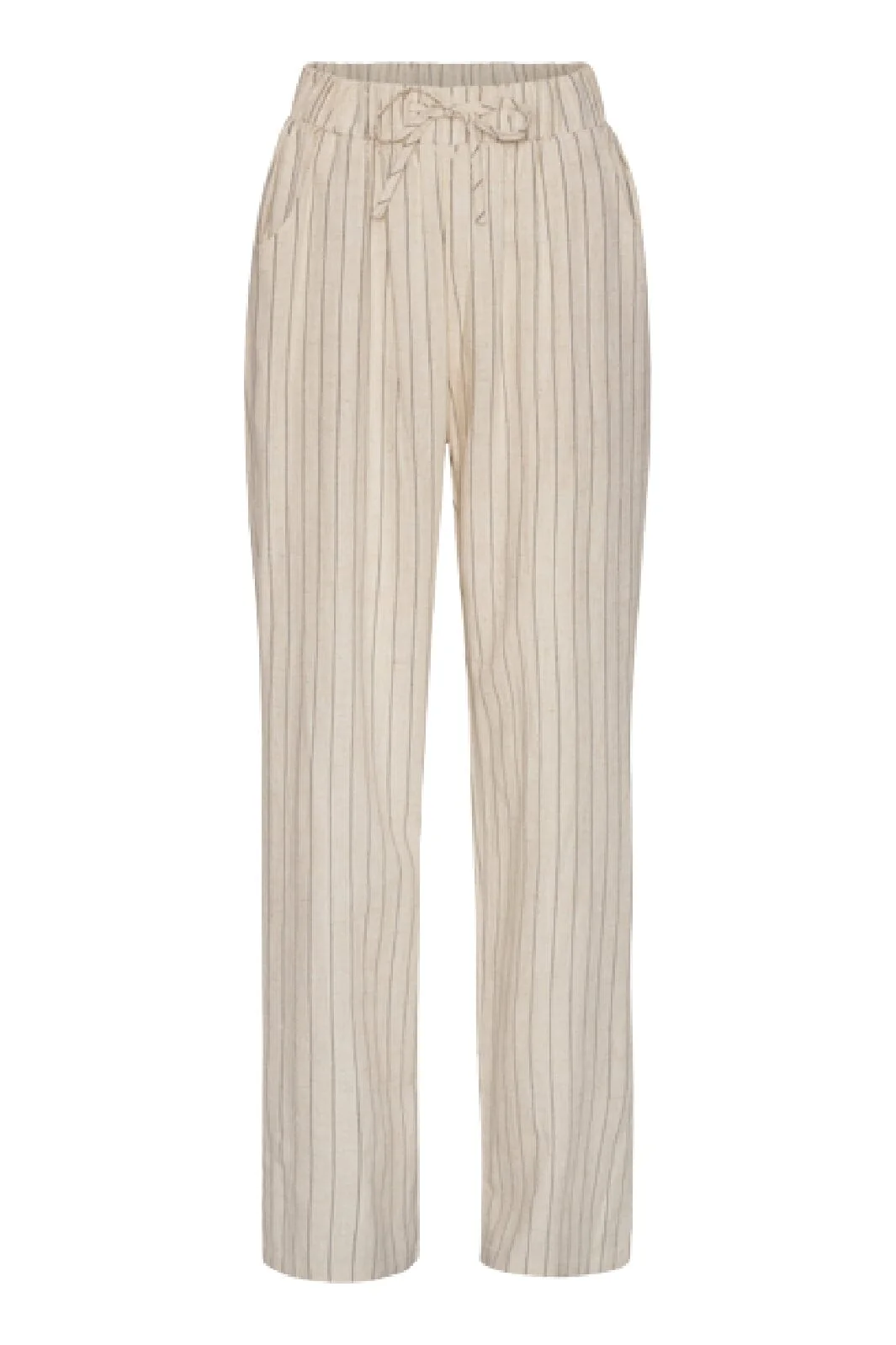 BYIC Hannah Pants Linen Pinstripe