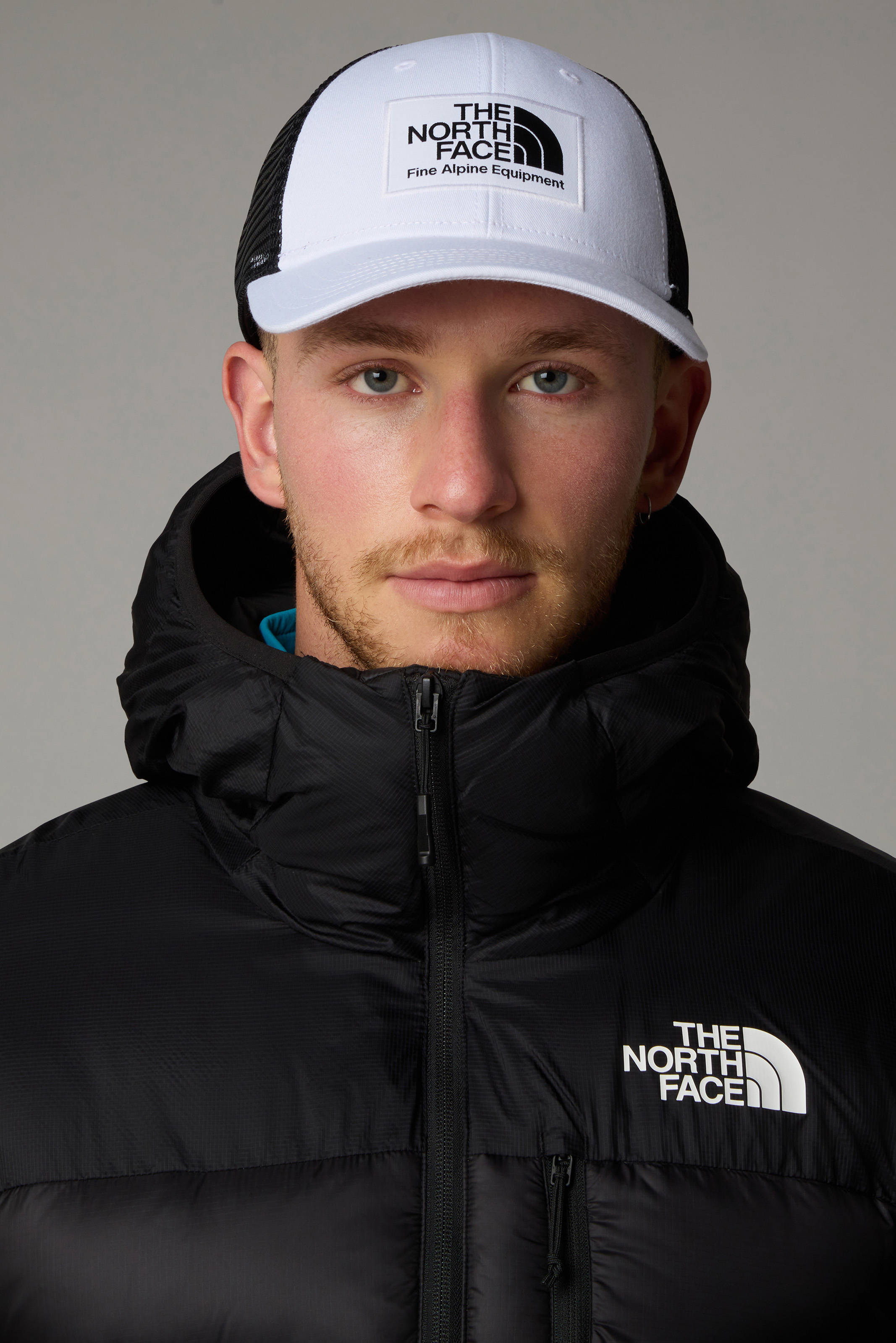 The North Face pet Mudder Trucker zwart/wit