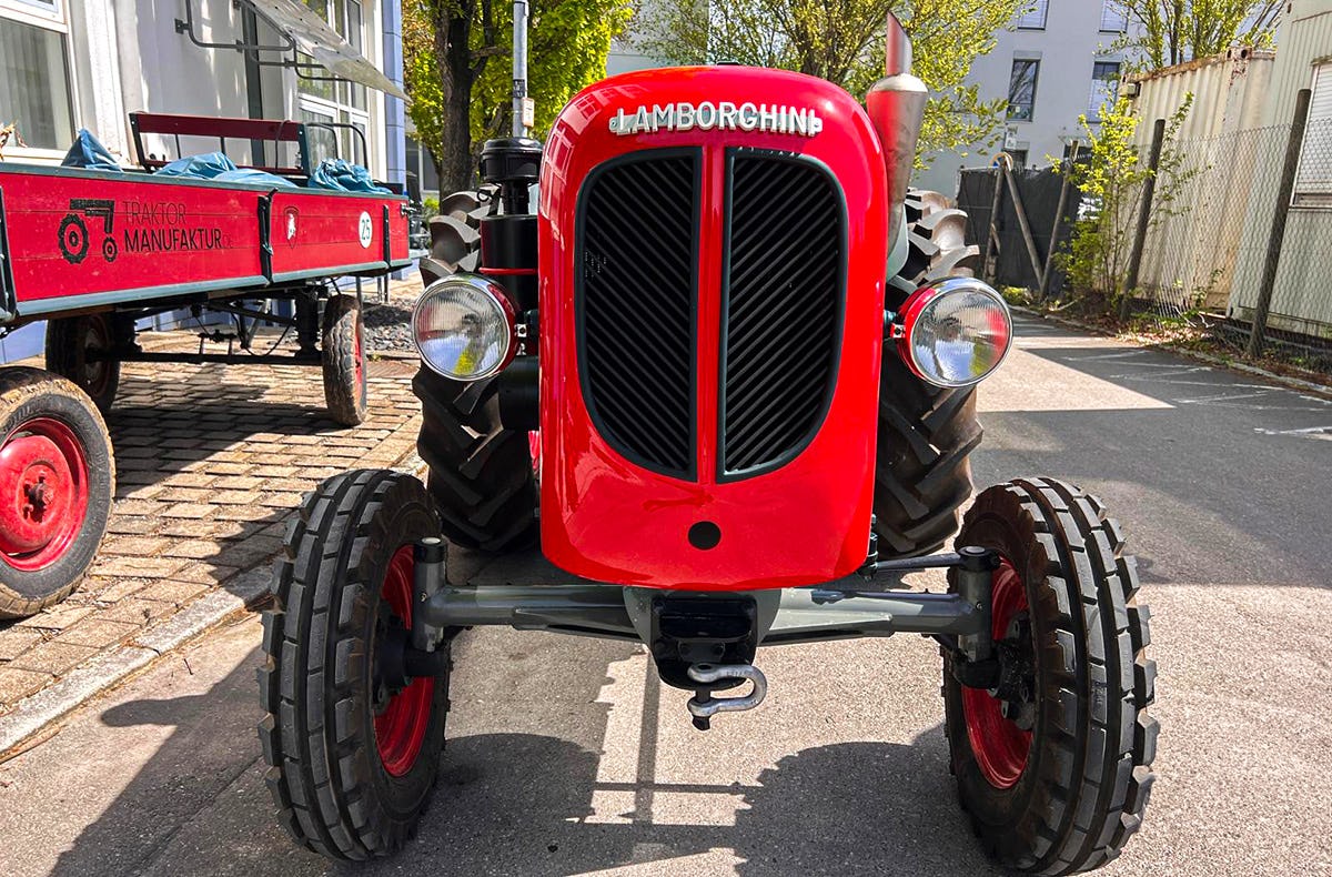 Lamborghini Traktor fahren Sindelfingen