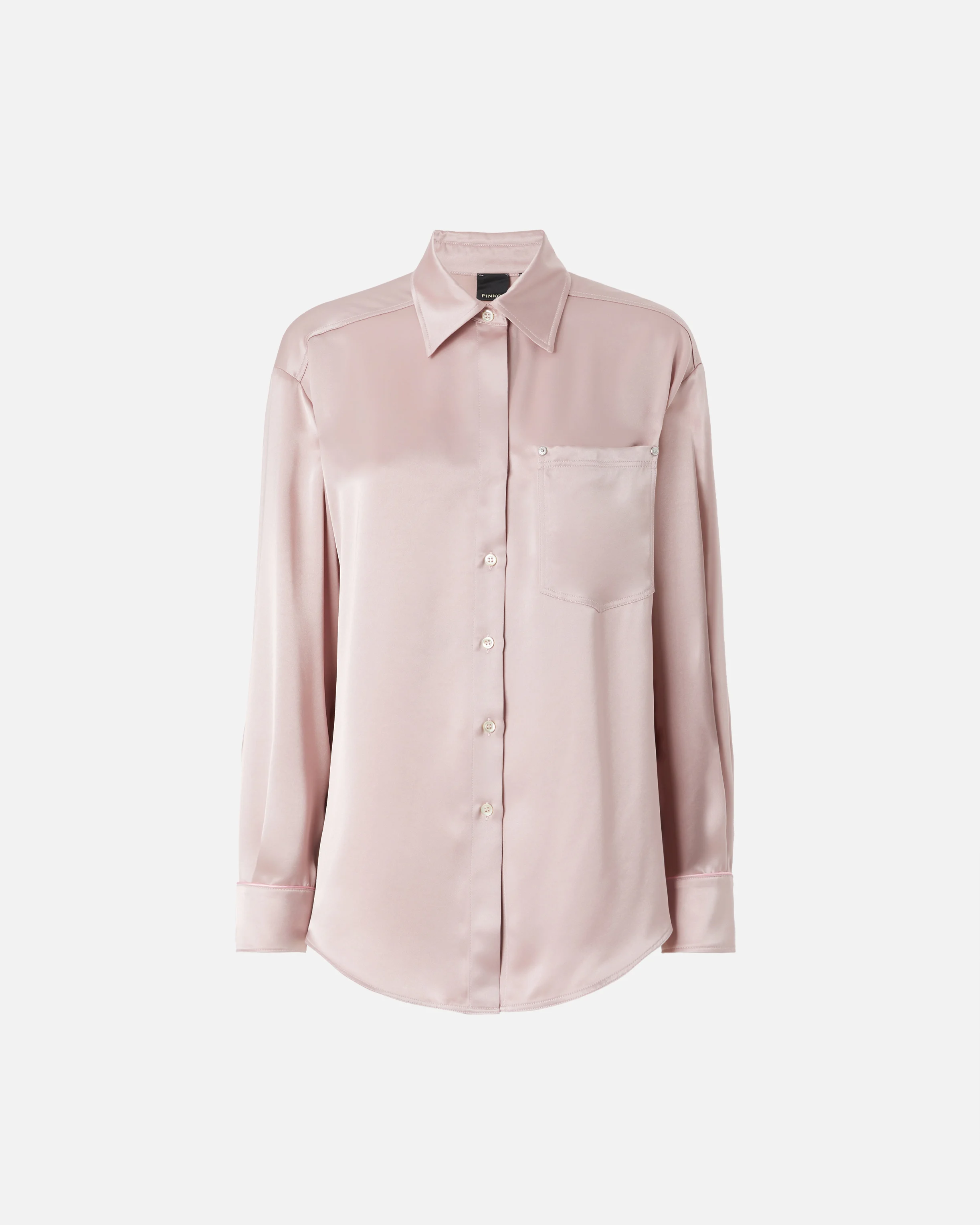 Chemise à décolleté plongeant | Rose