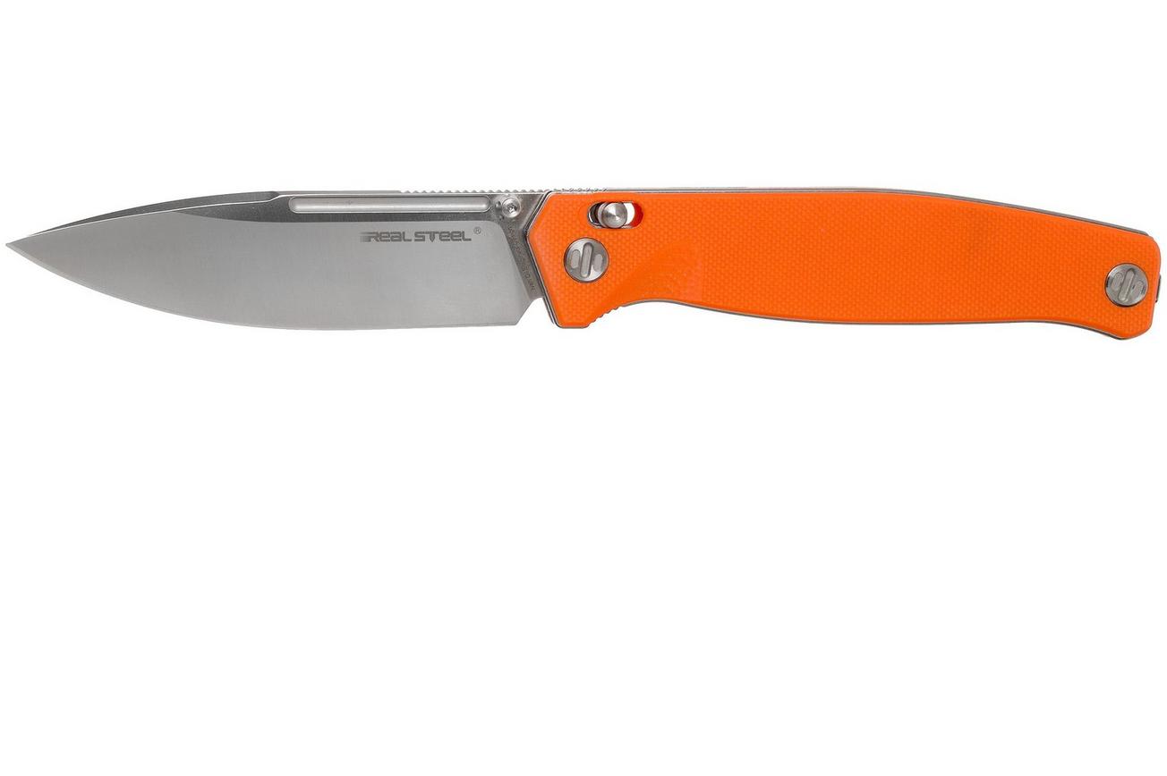 Real Steel Huginn 7651OS Orange G10 zakmes