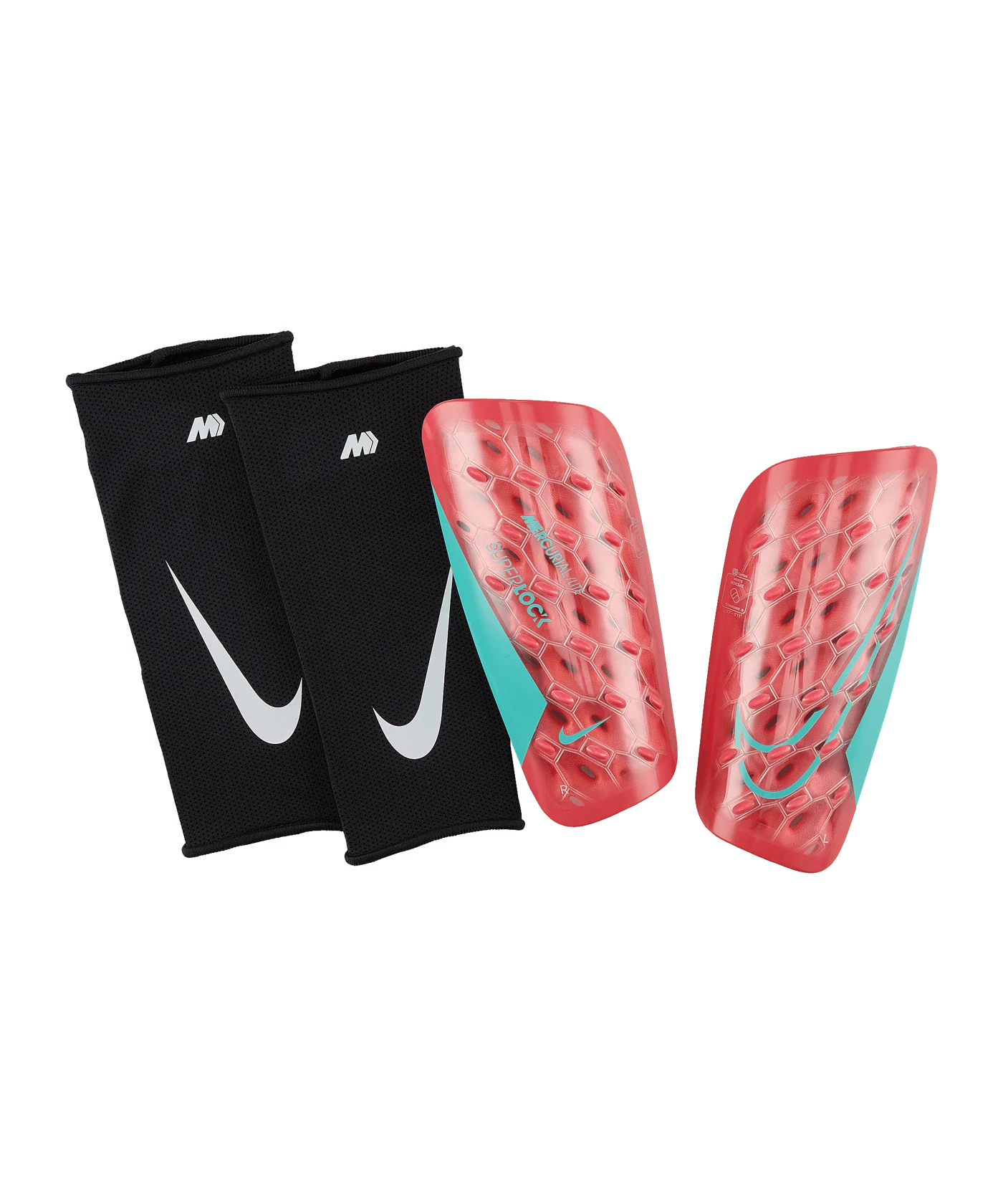 Nike Mercurial Lite SuperLock Schienbeinschoner Orange F850