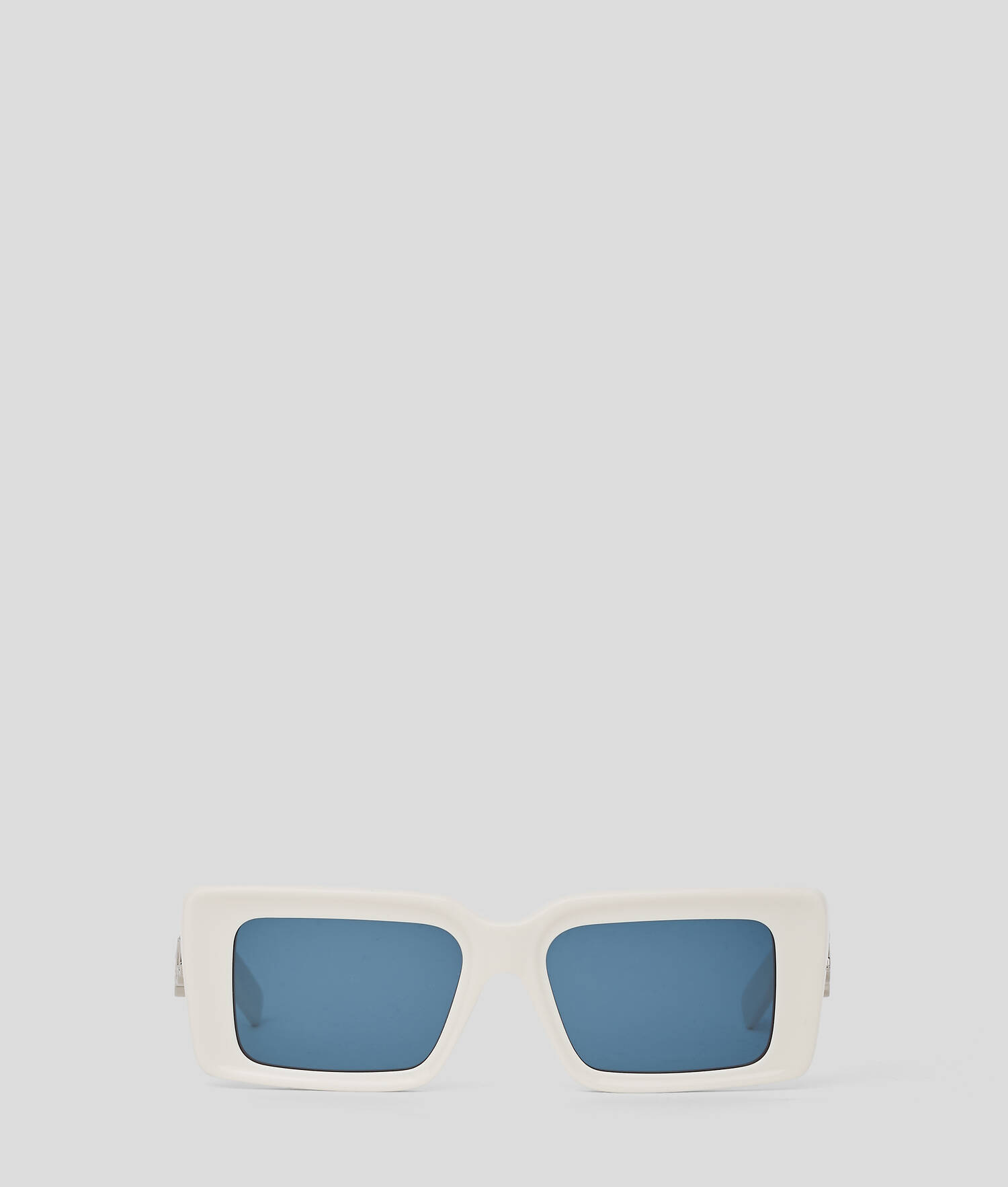 LUNETTES DE SOLEIL AVEC LOGO DÉCOUPÉ KARL SIGNATURE - Blanc