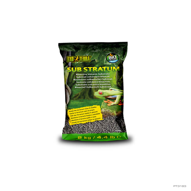 Substrato vulcânico bioativo Exo Terra para rãs, 2 kg