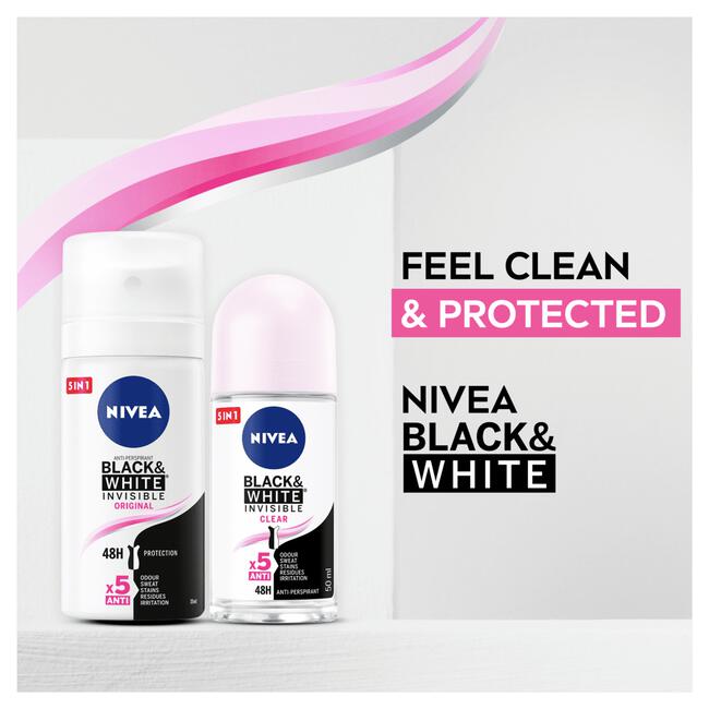 NIVEA Black & White Invisible Deodorant Spray Mini 35 ML