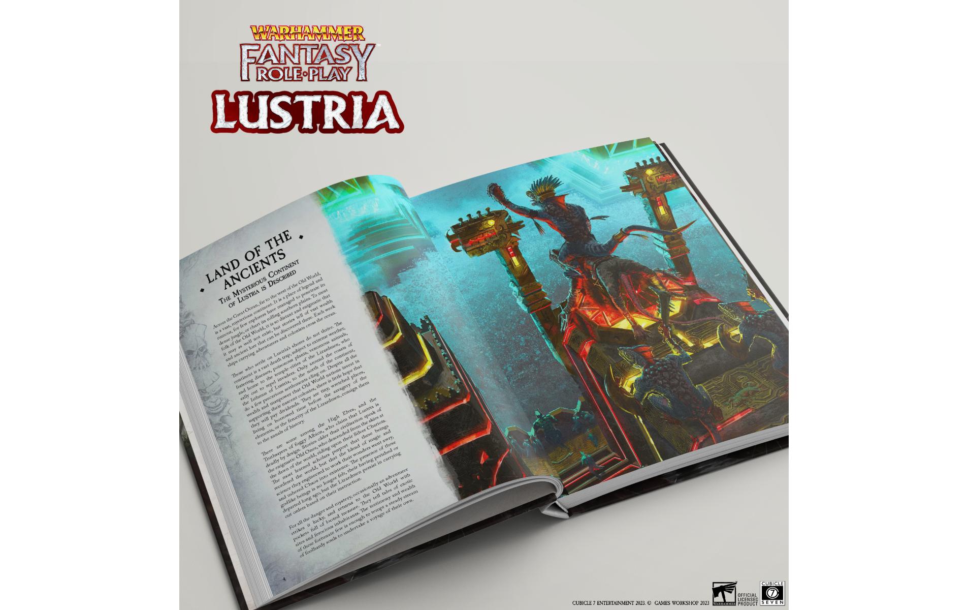 Quellenbuch WFRP: Lustria -EN-Quellenband für das Warhammer Fantasy Rollenspiel