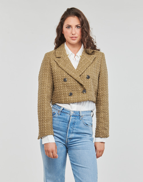 Only - ONLNEWKENNEDY BOUCLE BLAZER OTW - Marron