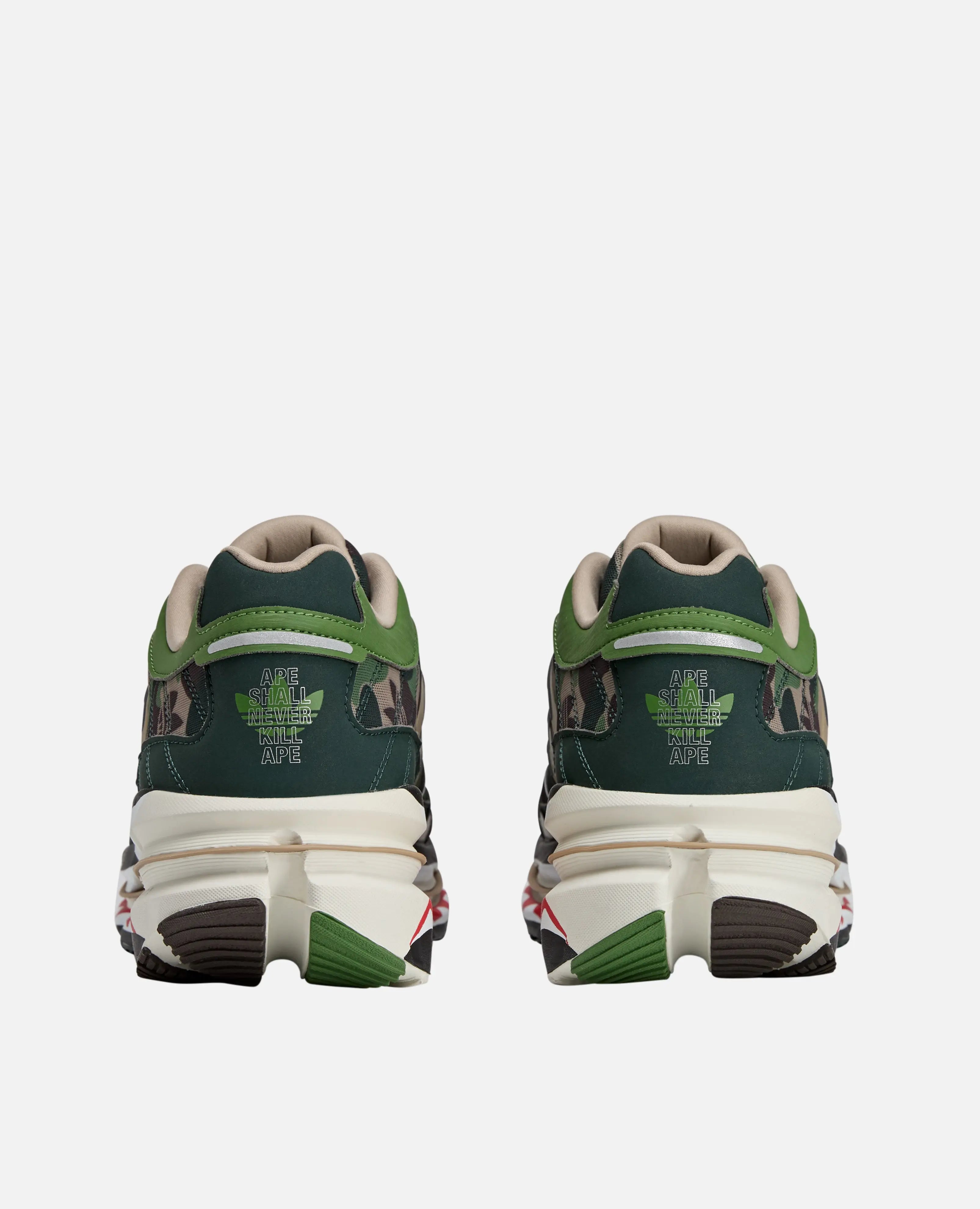 Adidas x Bape Adistar HRMY ''Green Camo'' (HEMP/IRONMT/OWHITE)