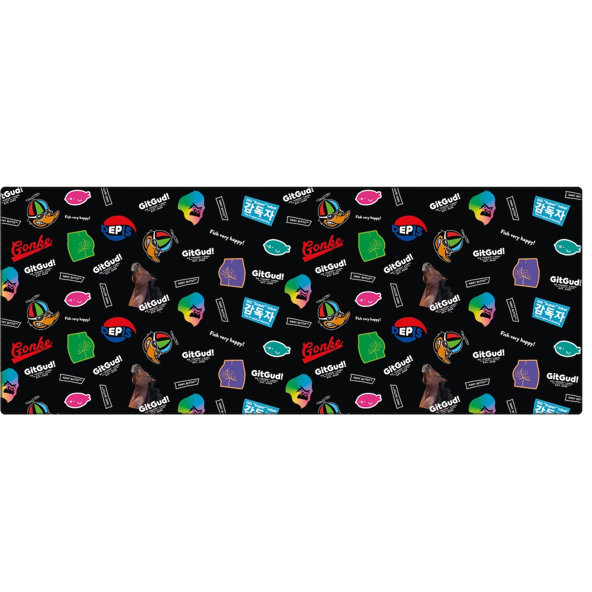 GitGud! Sticker Bomb musematte