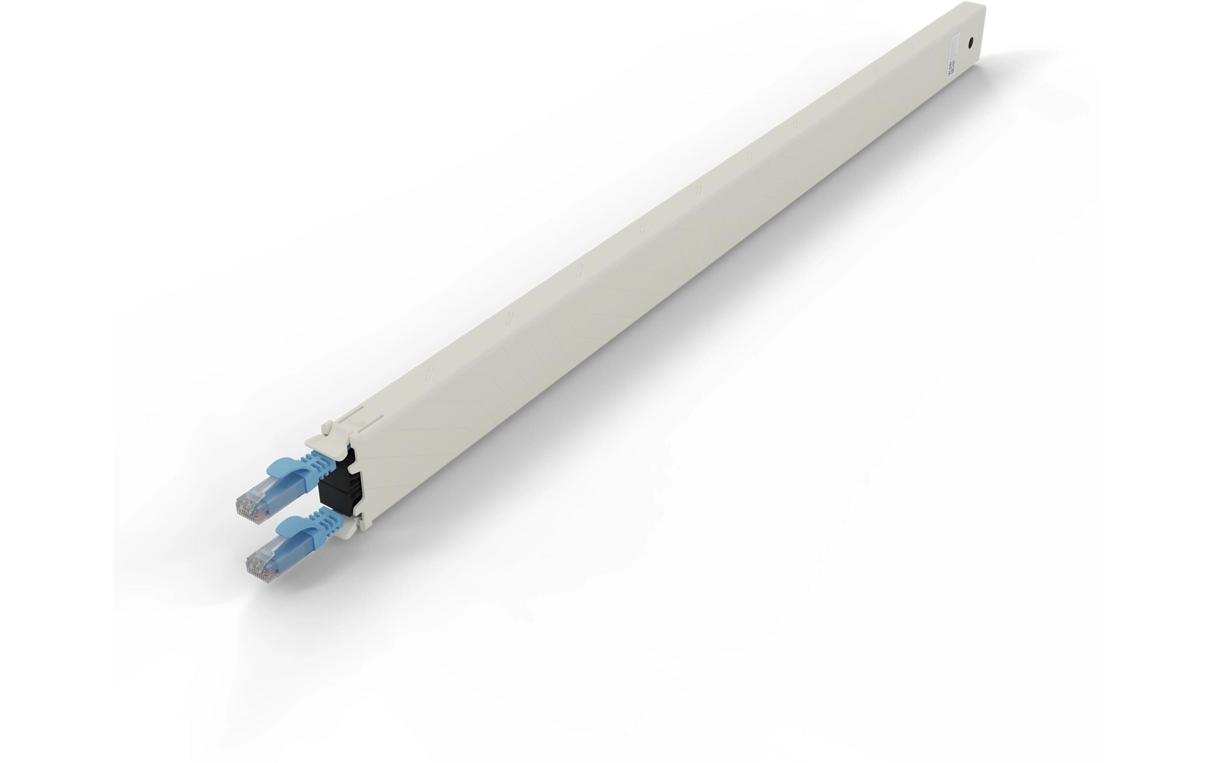 patchbox.one / Cassette / 30RU / Cat 6A, UTP, 1.8 m, BlauAll-in-One Lösung für Ordnung im Netzwerkschrank