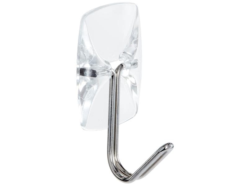 Command Klebehaken 0.225 kg, Transparent, 5 Stück Haken-Set zum kleben
