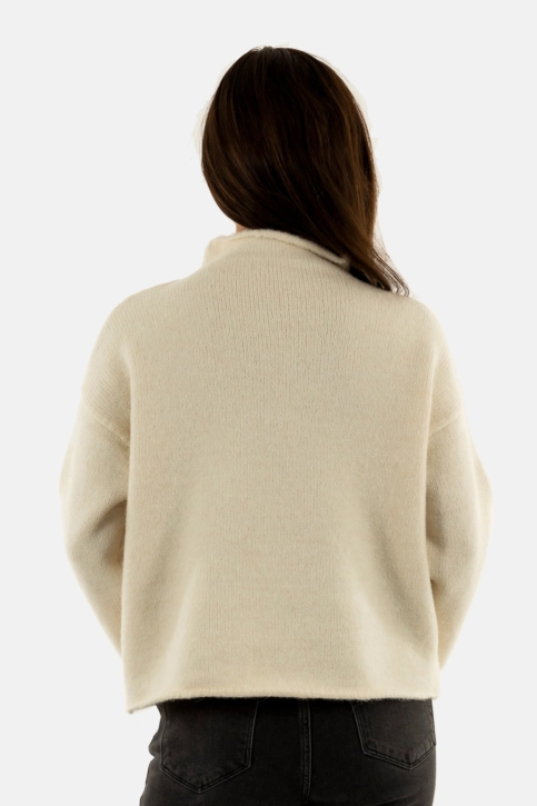 Pull hiver grace & mila nassim_22748 ecru