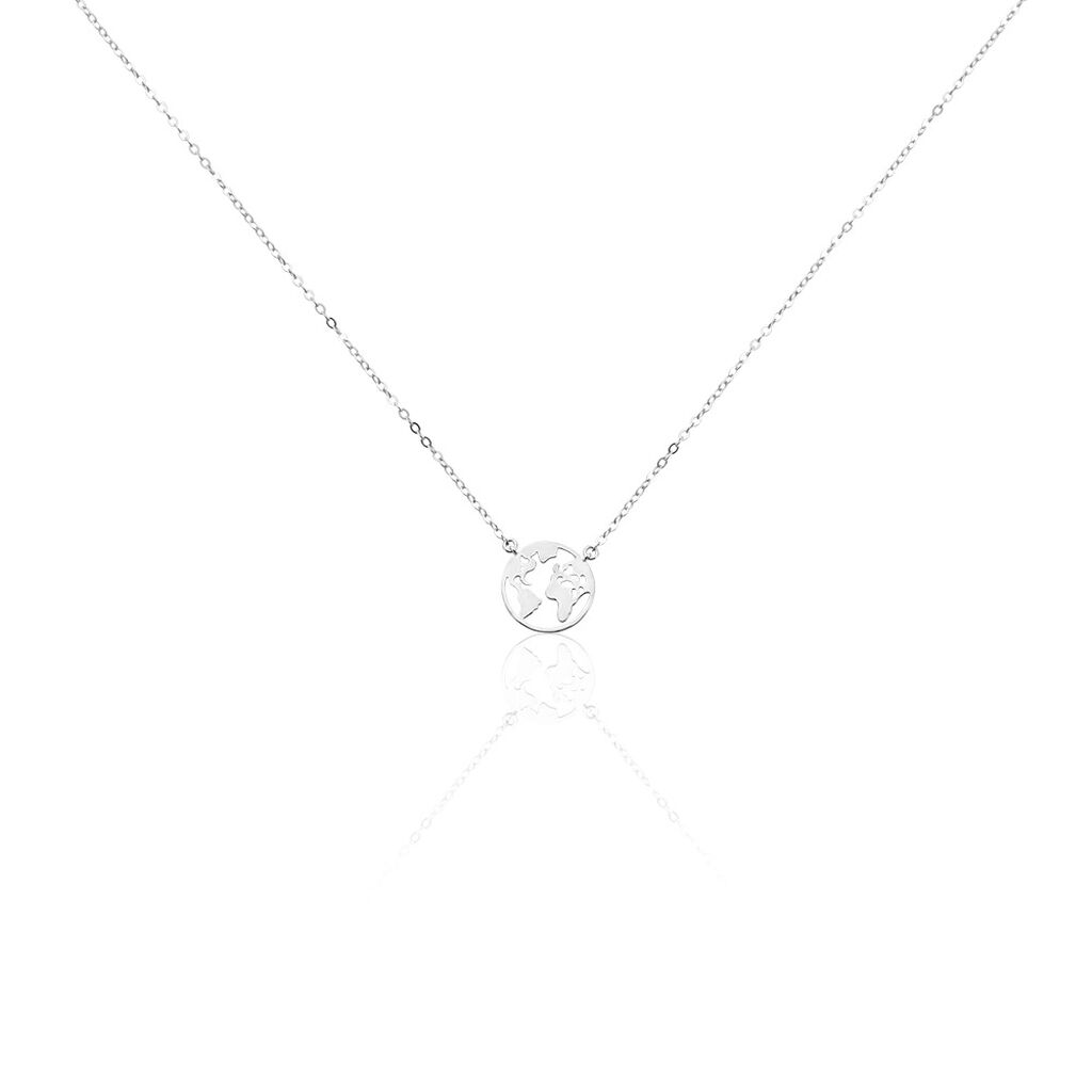 Collier Livia Argent Blanc