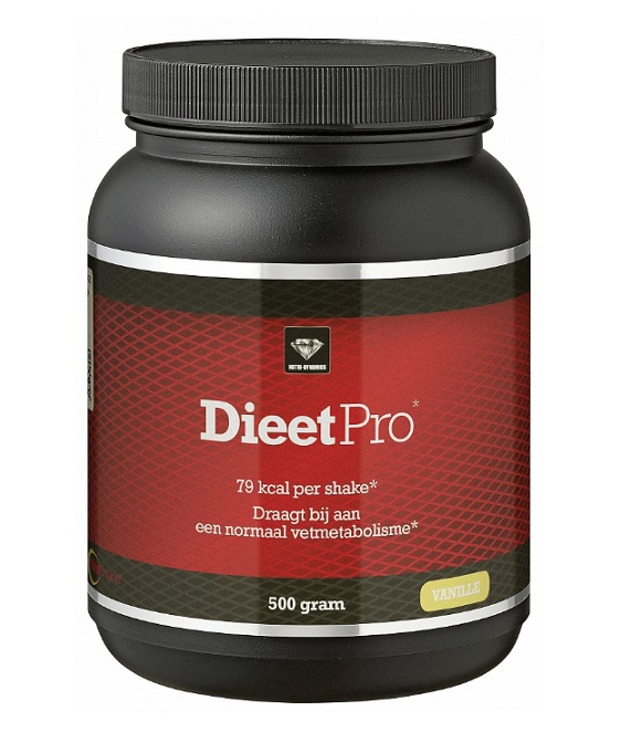 Dieet Pro Maaltijdshake Vanille 500 gram