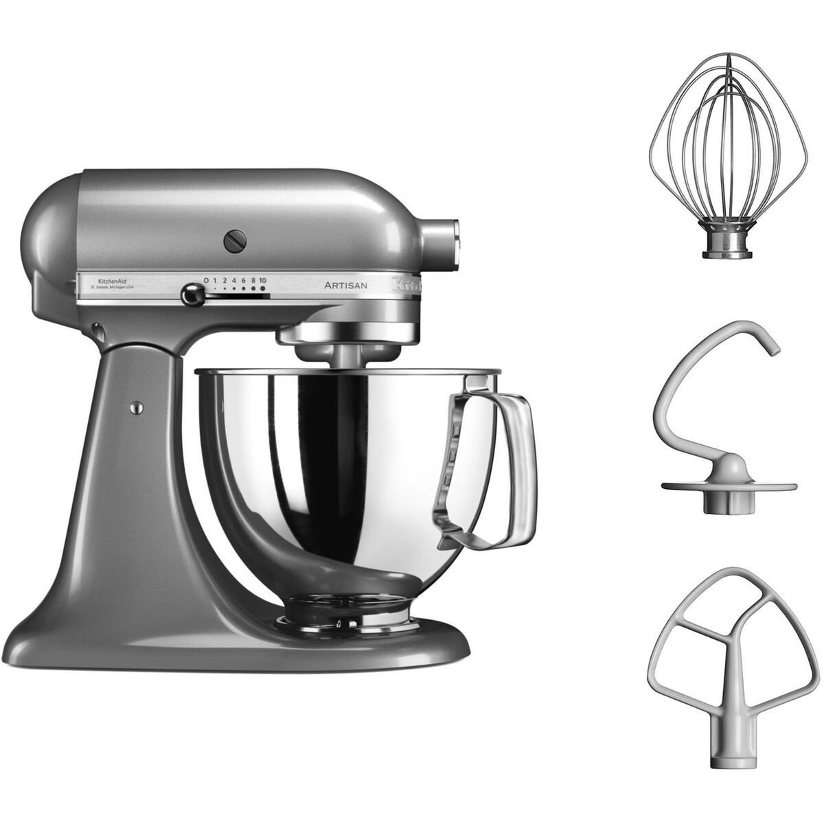 Artisan KSM125PSECU Contour Silver