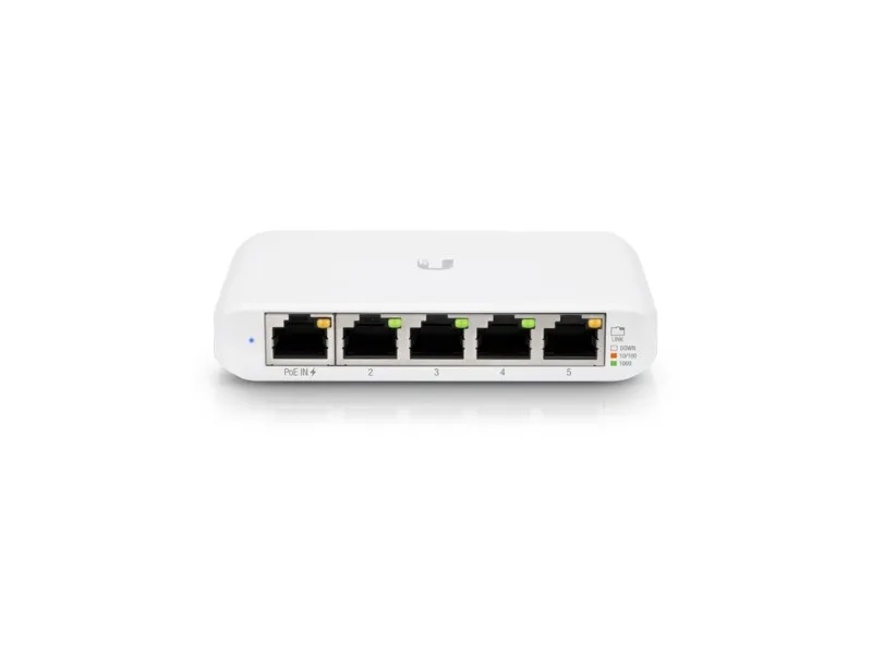 Ubiquiti USW-Flex-Mini-5 | Switch | UniFi, 5x RJ45 1000Mb/s, 1x PoE In, 5-pack