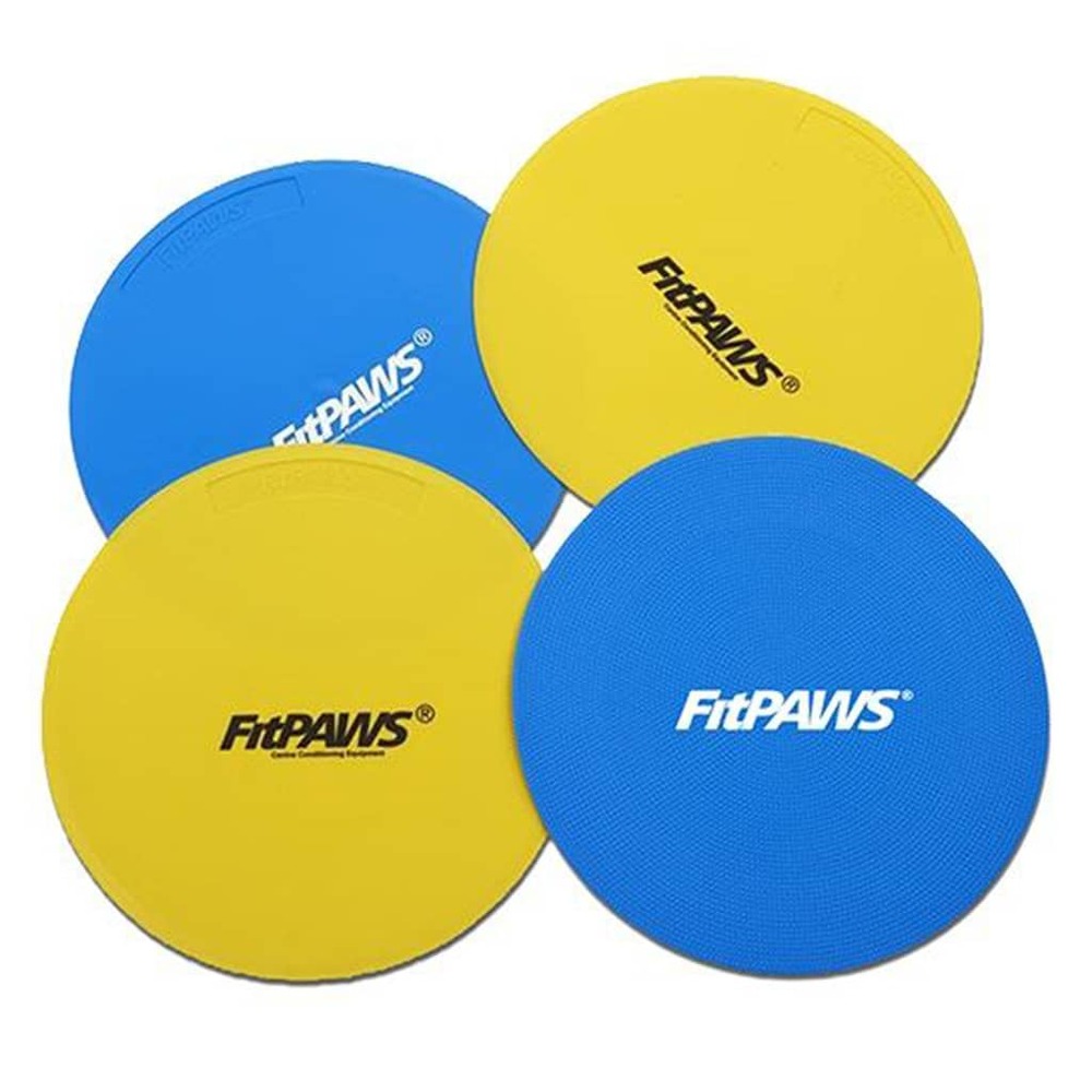 Cibles 4 pcs jaune et bleu
