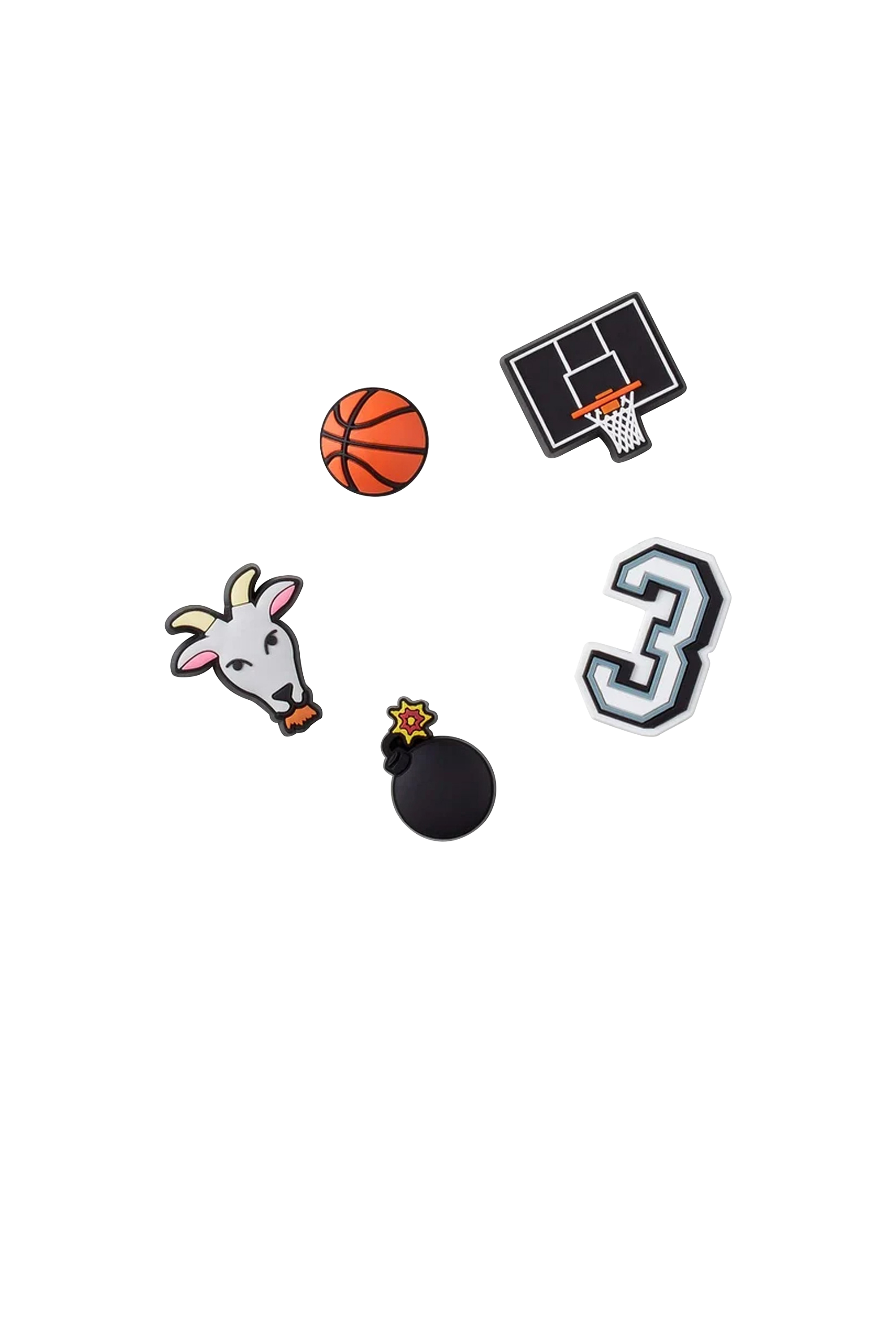 CROCS Breloques design Basketball Star 5 Pack Basketball Star 5 Pack Multicolore