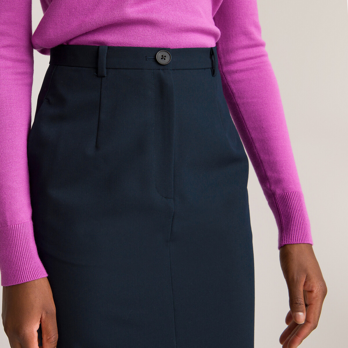 COLEÇÕES LA REDOUTE<br>Saia lápis, comprimento midi