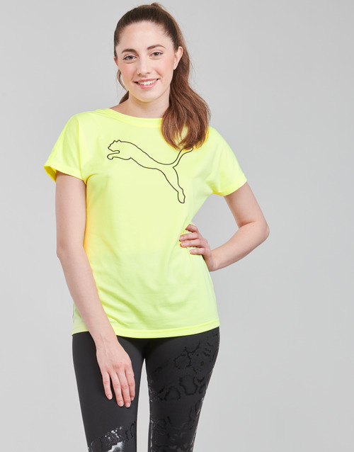 Puma - RECYCL JERSY CAT TEE - Jaune