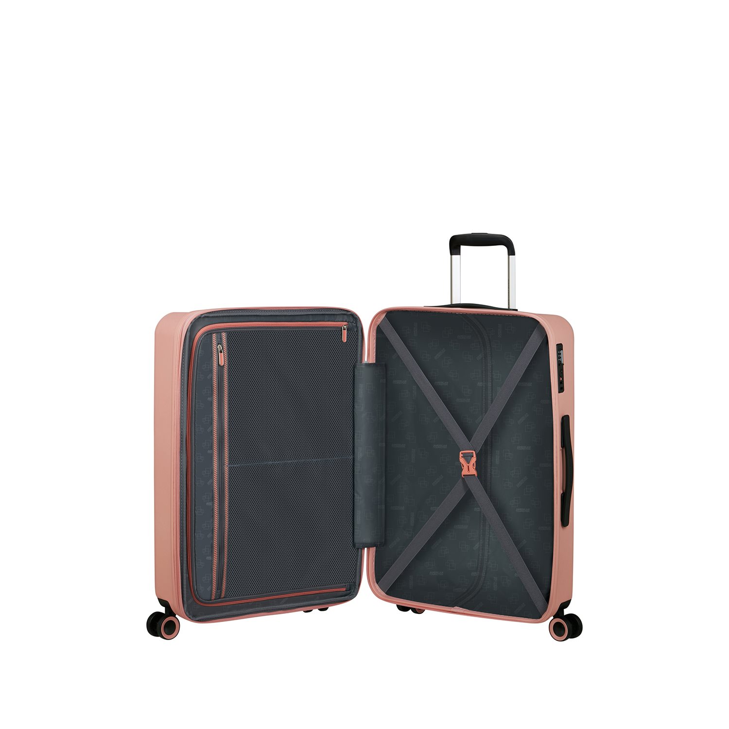 American Tourister Dynabelt Spinner 66/24 Exp TSA sandy rose