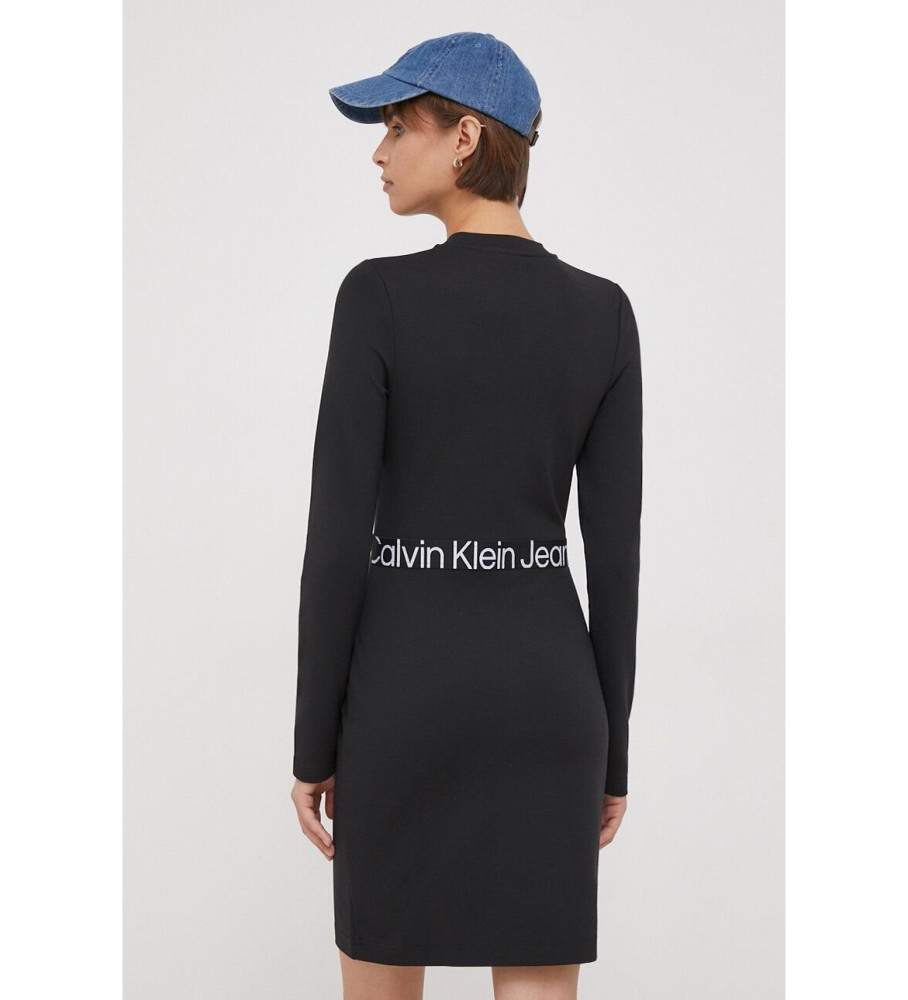 Calvin Klein Jeans Vestido Logotipo negro