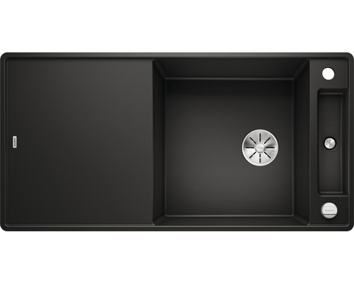 Blanco AXIA III XL 6 SF spoelbak, 990 x 500 mm, zwart, 525860