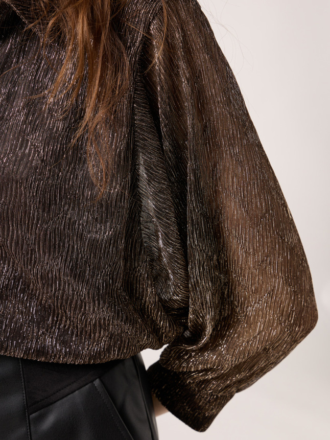 Chemise maille scintillante
