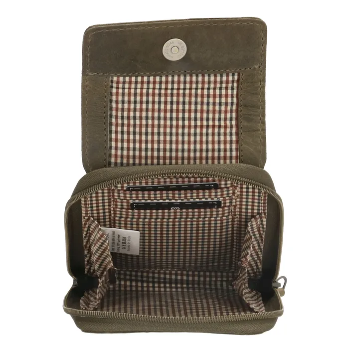 Hide & Stitches Idaho Telefoontasje Olijfgroen