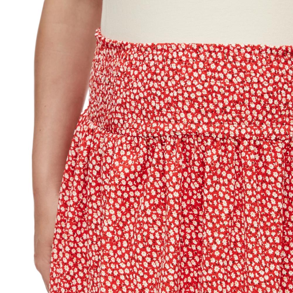Mamalicious Jupe de Grossesse Rouge Femme Mamalicious 20018004