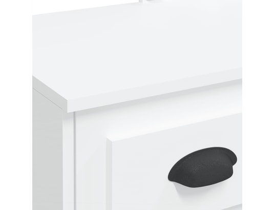VIDAXL - Coiffeuse avec lumières led blanc 90x42x132,5 cm