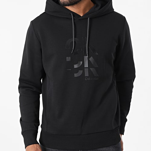 Sweat Capuche Graphic Triple Logo 9713 Noir