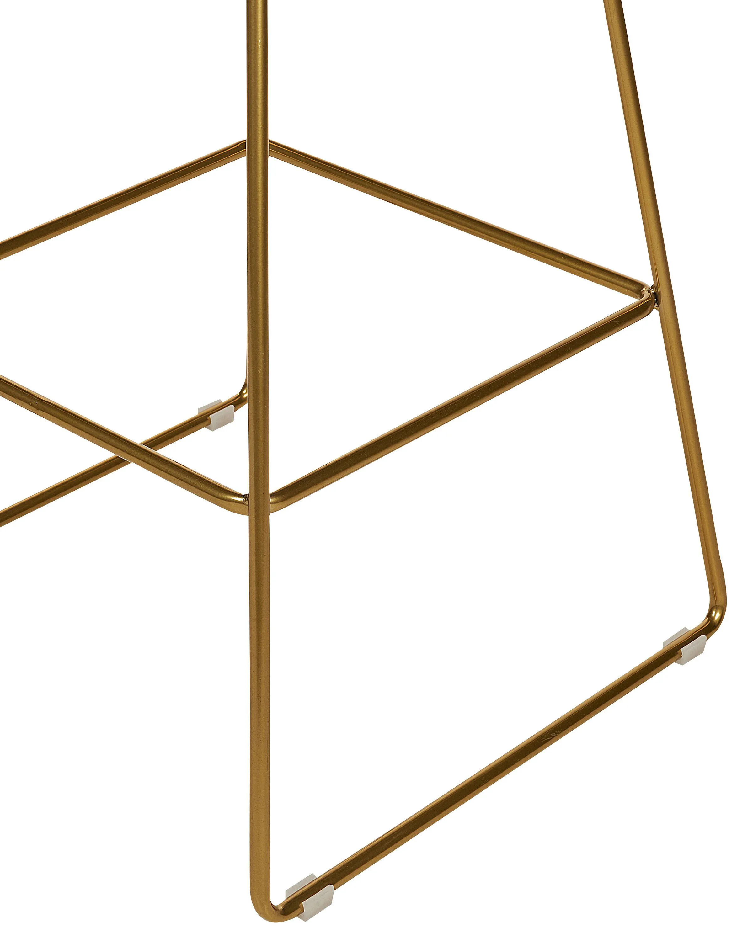 Set van 2 barstoelen FREDONIA Metaal Goud