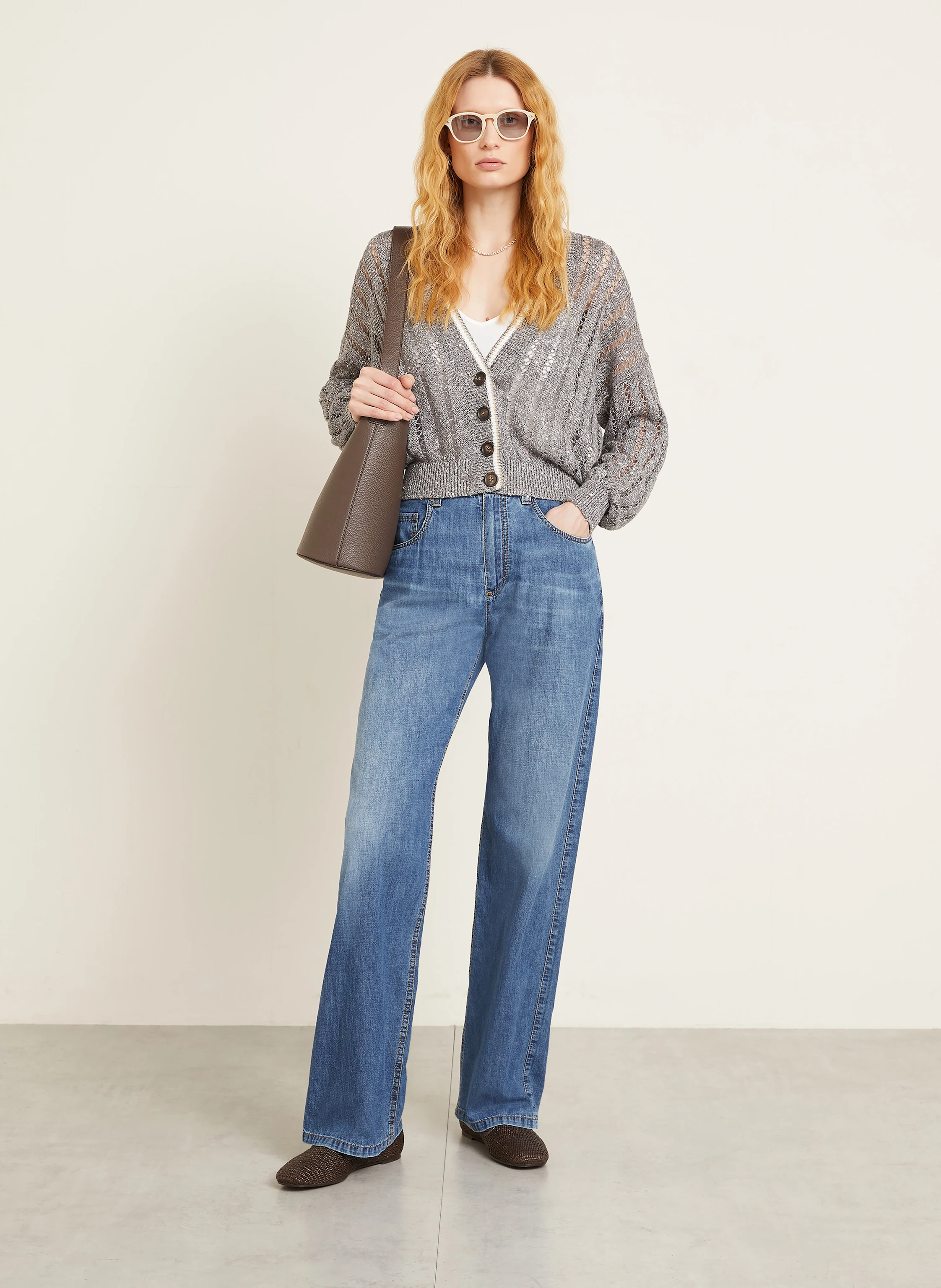 BRUNELLO CUCINELLI Wide Leg Jeans