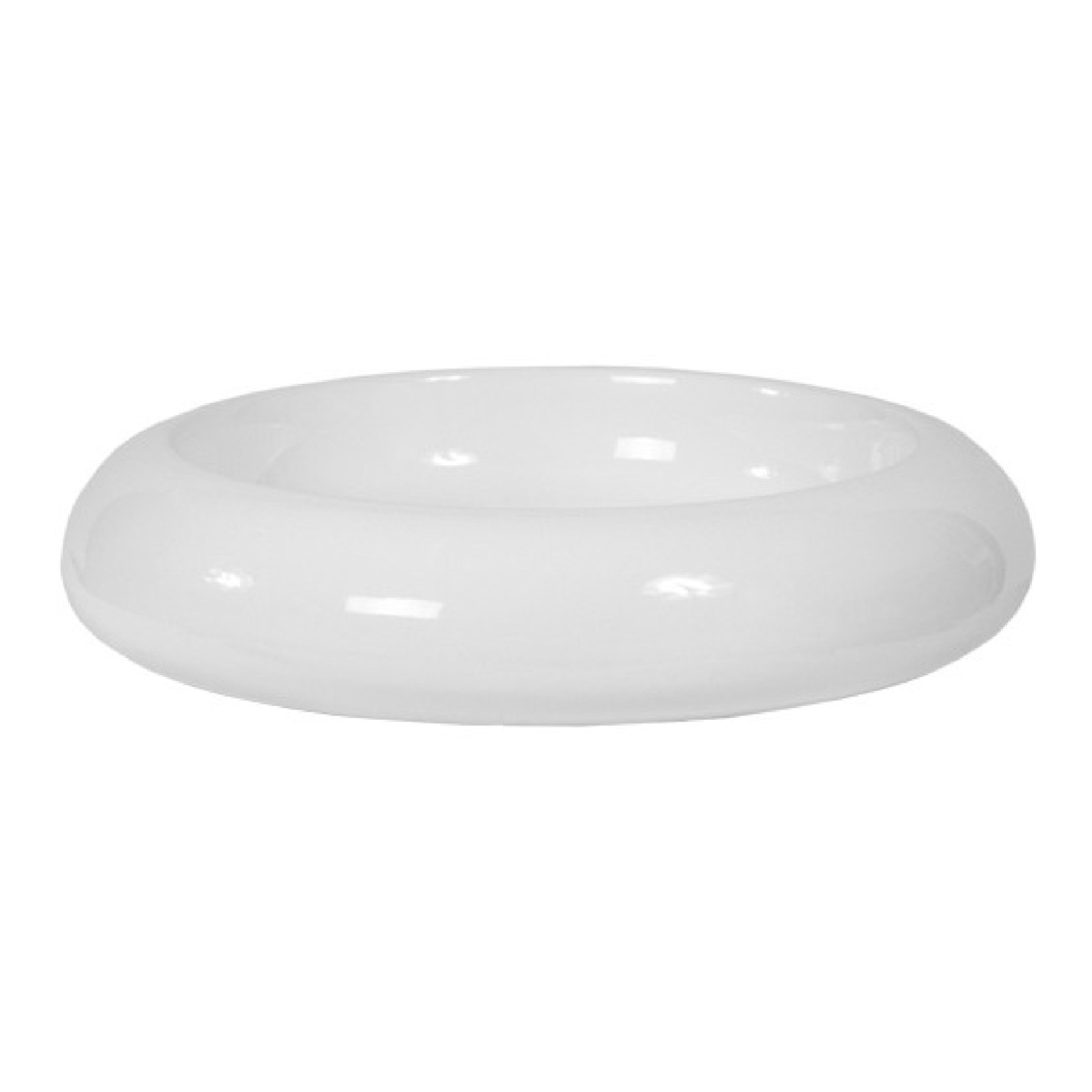 Brauer Cloud waskom keramiek 45cm wit glans