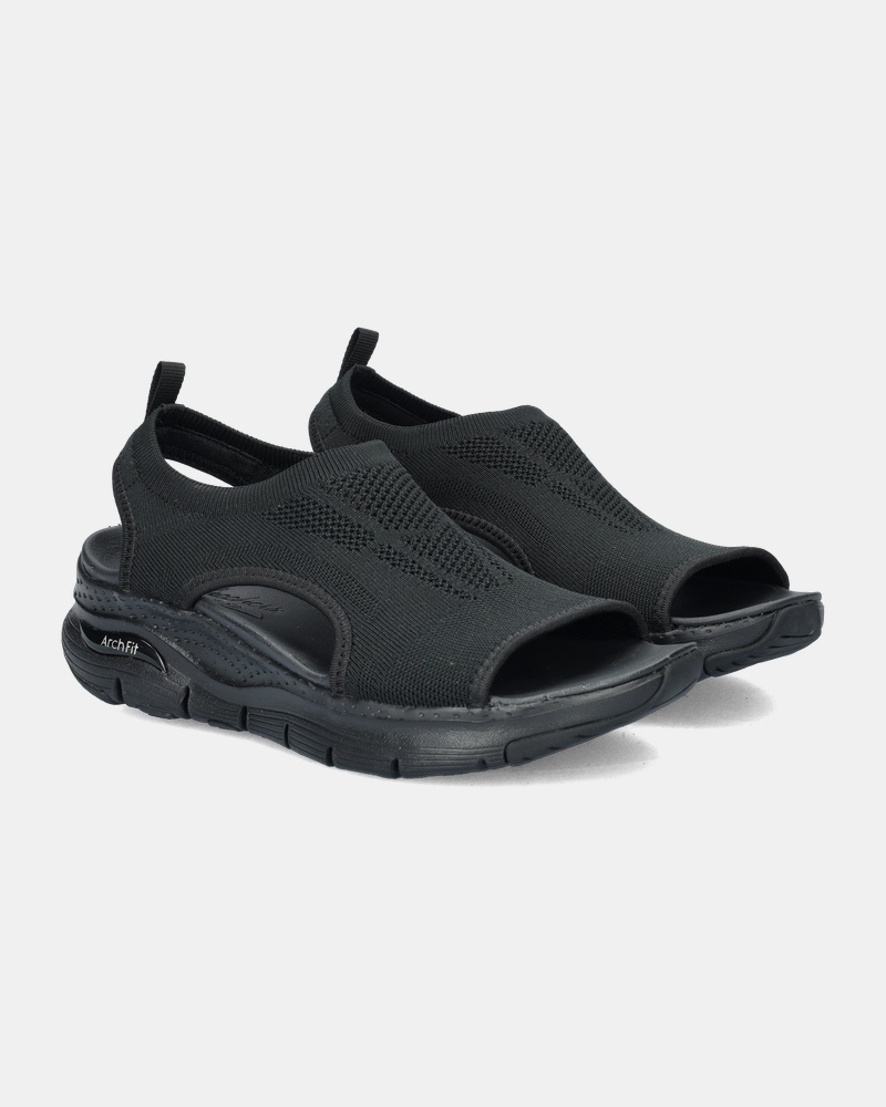 Skechers Arch Fit City Catch Sandalen  - zwart