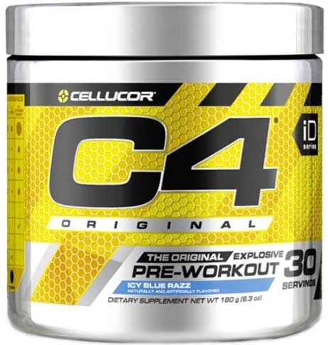 Cellucor C4 Original Pre Workout - Icy Blue Raspberry - 60 shakes (400 gram)
