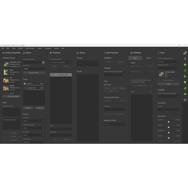 Dreamtonics Synthesizer V Bundle 2