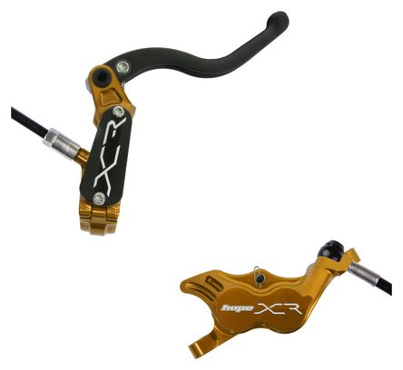 Frein Arrière Hope XCR Pro E4 Bronze Durite Noire