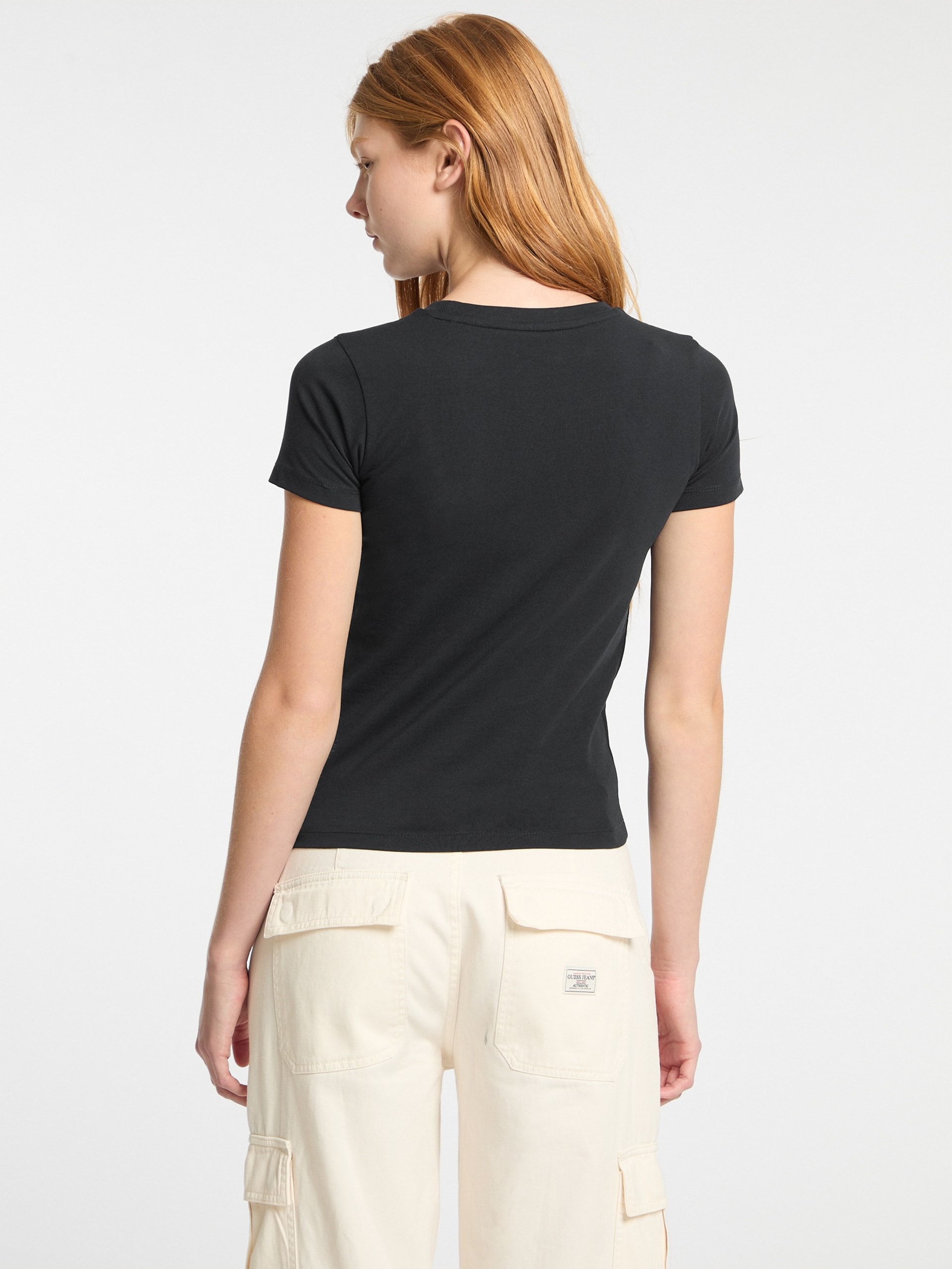Camiseta de gola redonda