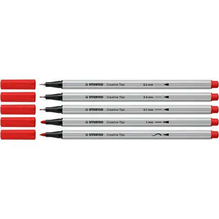 Multi-Liner-Set - STABILO Creative Tips - ARTY - 30er Metalletui - CLASSIC - in 6 verschiedenen Farben