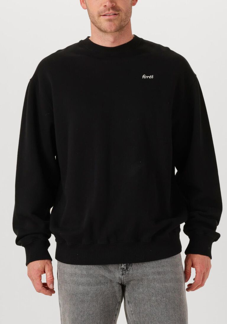 zwarte forét sweater fin sweatshirt