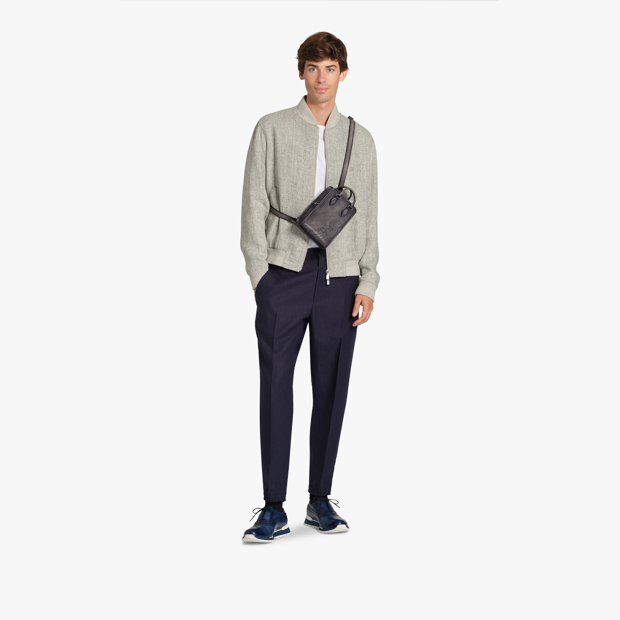 Sac Bandoulière Premier Jour Gulliver En Cuir Scritto