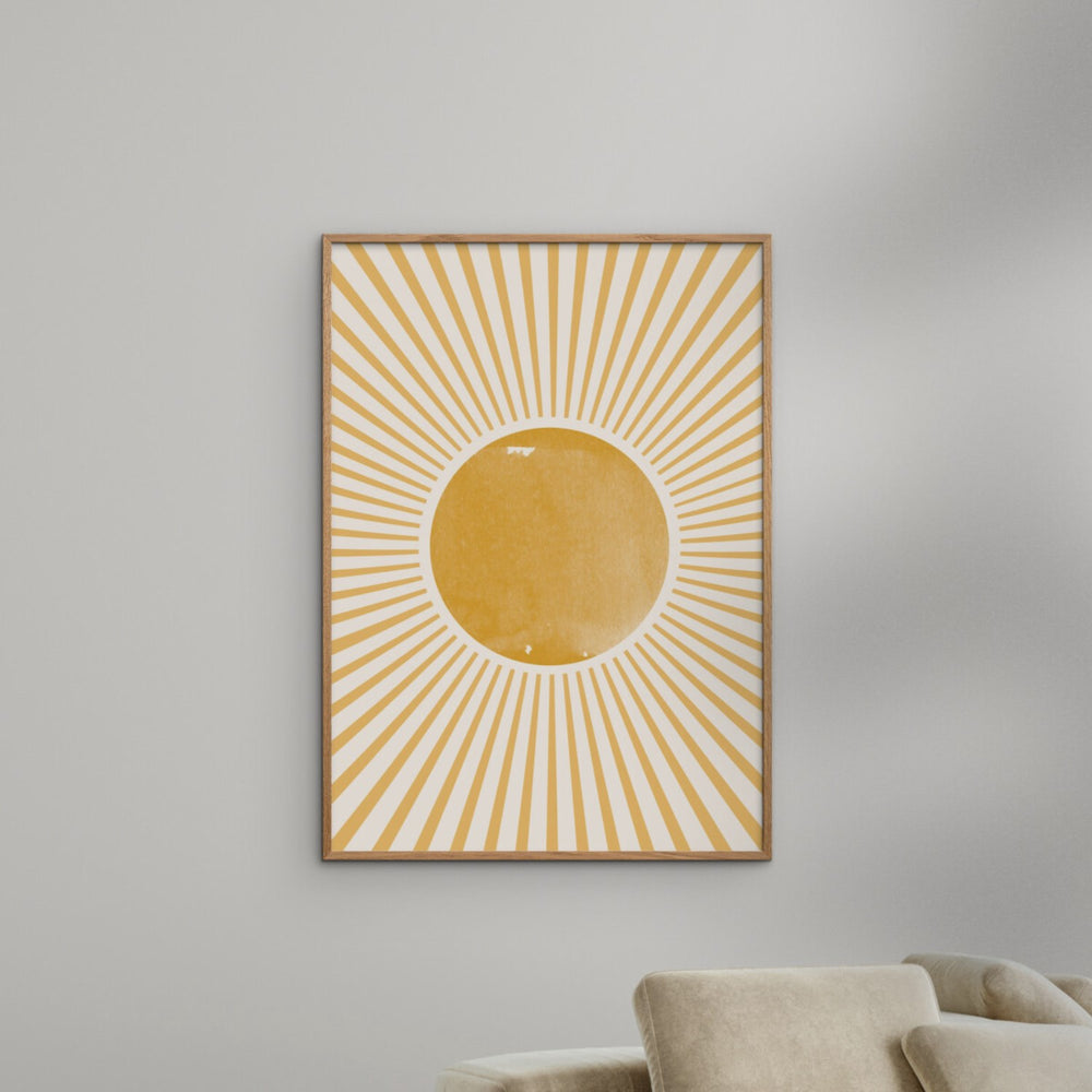 Køb Poster & Frame THE MIUUS STUDIO - Boho Sun