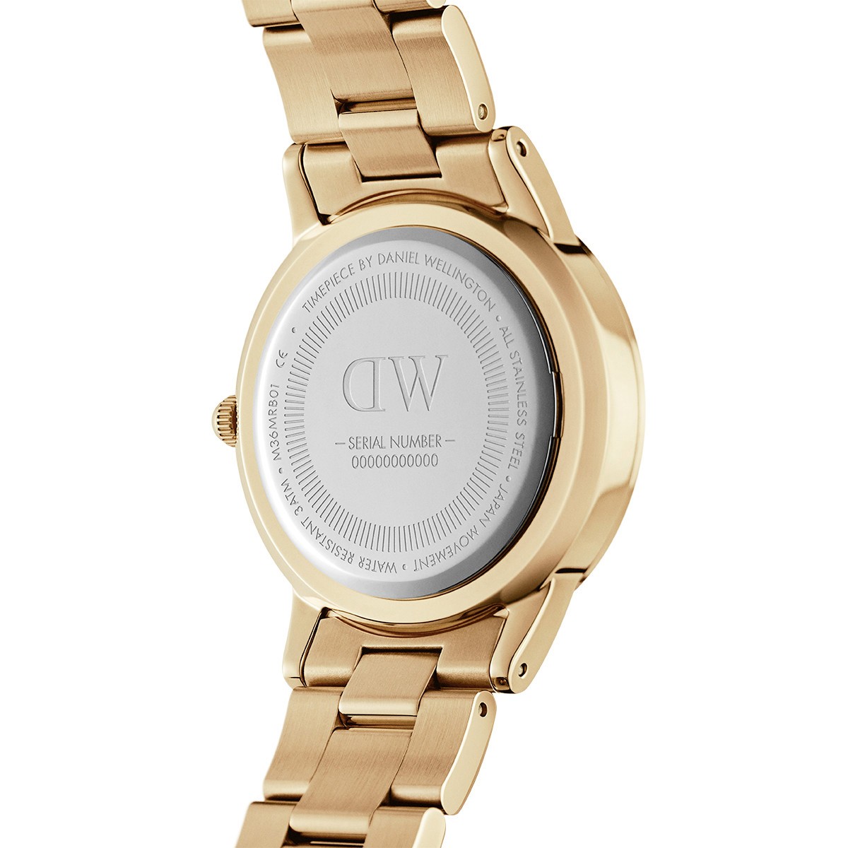 Montre à quartz - Acier inoxydable doré - Homme