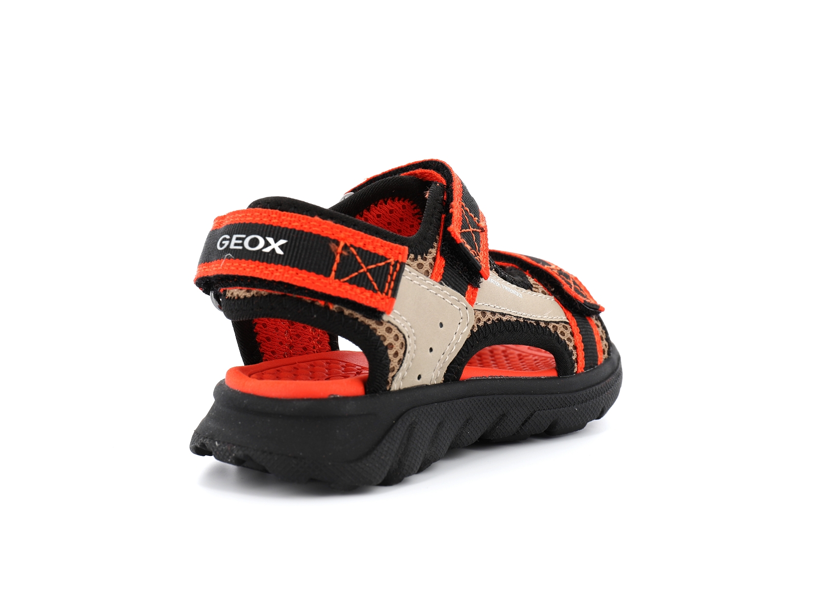 Geox-J AIRADYUM J45F1B Matières combinées Rouge Beige