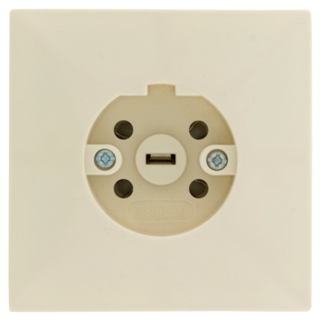 Perilex Wandcontactdoos tbv Inbouw Crème