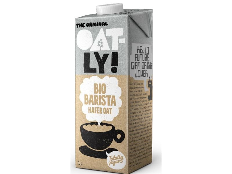 Oatly Bio-Haferdrink Barista Edition 1 l Aufschäumbares Bio-Hafergetränk